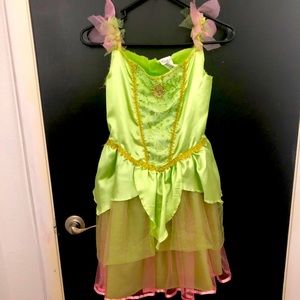 Tinker Bell dress no wings size M(8-10)